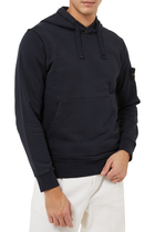 Hooded Cotton Fleece Sweatshirt